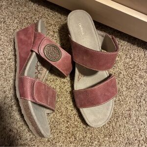 Aetrex Dusty Rose Sandals
